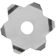 1,0 PZ Di DISCO ACCIAIO 6 LAME NINJA