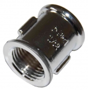 10,0 PZ Di IDRAULICA - MANICOTTO 270 OTTONE CROMATO D 3/4