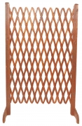 2,0 PZ Di STECCATO IN LEGNO ESTENSIBILE C/BASE 140XH120 CM
