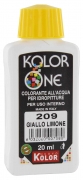 12,0 PZ Di COLORANTE KOLOR ONE ML.20 N.209 GIALLO LIMONE