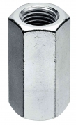 50,0 PZ Di MANICOTTO ESAGONALE LUNGO ACC ZINC MA10X40MM