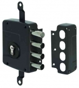 1,0 PZ Di CISA 56162.60.2 SERRATURA CILIN EUROPEO SX S/ASTE