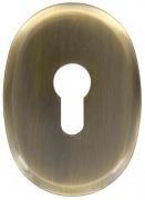 1,0 PZ Di BOCCHETTA PROFILO EUROPEO F0234 COPRIVITI BRONZ