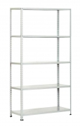 1,0 PZ Di PANDA KIT A 5 RIPIANI 100X40XH186 CM ASTE SPEZZ GR