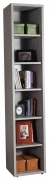 1,0 PZ Di PRATICO LIBRERIA 35,7X44XH217 CM CEMENTO