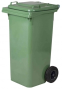 1,0 PZ Di PATTUMIERA 240 L CON RUOTE VERDE MP
