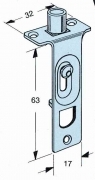 50,0 PZ Di OMGE  316 CATENACCIO ANT SCORR RULLO BUSS 10 MM