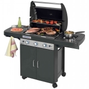 1,0 PZ Di BARBECUE DUALGAS 3 CLASSIC LS PLUS DARK 9.6+2.3KW