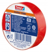 10,0 PZ Di NASTRO ISOLANTE CERTIFICATO ROSSO 15 MM X 10 M