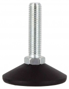 50,0 PZ Di PIEDINO REGOLABILE ACCIAIO ZINCATO MA10 X D 35 MM