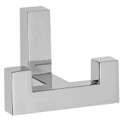 10,0 PZ Di APPENDIABITI A 2 POSTI WZ-K2202-01 52X40 MM CROMO