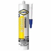 12,0 PZ Di BOSTIK ACRILICO EDILIZIA 300 ML TRASPARENTE CART