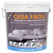 1,0 PZ Di IDROPITTURA SUPERLAVABILE CASA FACILE 14 L