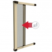 1,0 PZ Di ZANZARIERA MEDAL AVORIO  60/160X250 CM ORIZZONT