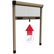 1,0 PZ Di ZANZARIERA MEDAL BRONZO  80X170 CM