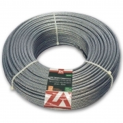 1,0 PZ Di CAVETTO ACCIAIO ZINCATO ANTIGIRO 133F D 5 100 M