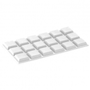 20,0 CF Di PARACOLPO ADESIVO INOFIX 12X12 MM 18 PZ BIANC0