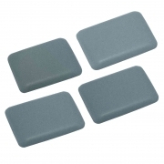 18,0 CF Di SCIVOLO ADESIVO PER MOBILI INOFIX 35X25 MM 4 PZ