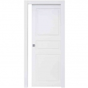 1,0 PZ Di PORTA BUGNA SCORREVOLE 210X80 CM LACCATO BIANCO