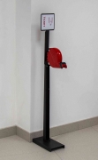 1,0 PZ Di ELIMINA CODE A PIANTANA H 135 CM CON 200 ETICHET