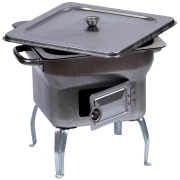 1,0 PZ Di BARBECUE IN ACCIAIO FORNACELLA 25X25XH24 CM