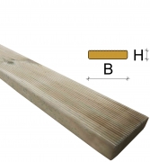 1,0 PZ Di LISTONE PER PAVIMENTO PINO IMPREGN 19X93X2400 MM