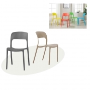 4 PZ Di *SEDIA MOD.LUCIA CM.43X48XX83 GRIGIA