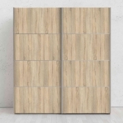 1,0 PZ Di KIT ARMADIO VERONA 2 ANTE SCORR. 182 CM ROVERE