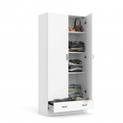 1,0 PZ Di KIT ARMADIO FOCUS 2A 1CASS 79X35X170 BIANCO