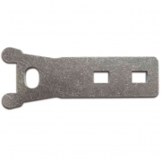 2,0 PZ Di PORTALUCCHETTO PIANO ORIZ ACC ZINC 8X155 MM