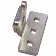 2,0 PZ Di PORTALUCCHETTO PANZER VERT ACC ZINC 100X14X50 MM