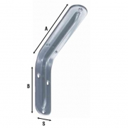10,0 PZ Di REGGIMENSOLA ACCIAIO 2522 BIANCO 350 MM