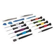 KIT 16 ATTREZZI RIPARAZIONE APERTURA SMONTAGGIO CELLULARI IPHONE TABLET NOTEBOOK