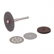 Set 4 dischi lame mole taglio x mini trapano smerigliatrice a stelo dremel