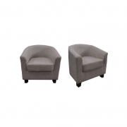 1,0 PZ Di POLTRONA MAJA GRIGIO CHIARO