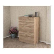 1,0 PZ Di KIT CASSETTIERA 5 CASSETTI 80X45X111 CM ROVERE
