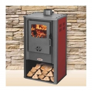 1,0 PZ Di STUFA LEGNA  7,2 KW ATENE ROSSO