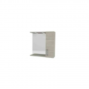 1,0 PZ Di SPECCHIO DA BAGNO A 1 ANTA ROVERE GRIGIO