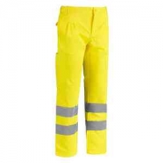 1,0 PZ Di PANTALONE ALTA VISIBILIT GIALLO TG. XL