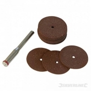 Set 17 dischi lame da taglio dm mm 22 mini trapano smerigliatrice a stelo dremel