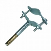 1,0 PZ Di STAFFA CON TASSELLO TUBO ANTENNA  50 MM MURO  FIG.