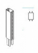 1 PZ Di ZAF PROLUNGA X PIANT.GONDOLA PANNA CM.7,2X47H