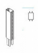 2 PZ Di ZAF PIANTANA PER PARETE PANNA CM.5X205H