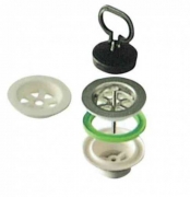 5,0 PZ Di PILETTA PER LAVELLO CERAMICA D 80 MM   1.1/2 **