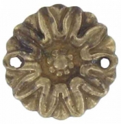 50,0 PZ Di BORCHIA OTTONE 45230 D 23 MM ANTICATO**