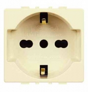 10,0 PZ Di TONDOART.ECL2550 PRESA BIV/SCHUKO