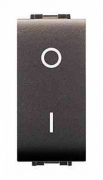 12,0 PZ Di LIFE ART.4009 INTERRUTTORE BIPOLARE NERO