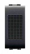 1,0 PZ Di LIFE ART.4072-10 SUONERIA 220V 50HZ 8VA NERO