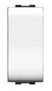 12,0 PZ Di LIFE ART.4021WH PULSANTE UNIP.GENERICO BIANCO