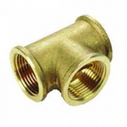 5,0 PZ Di IDRAULICA - TEE 130 OTTONE GIALLO D  1